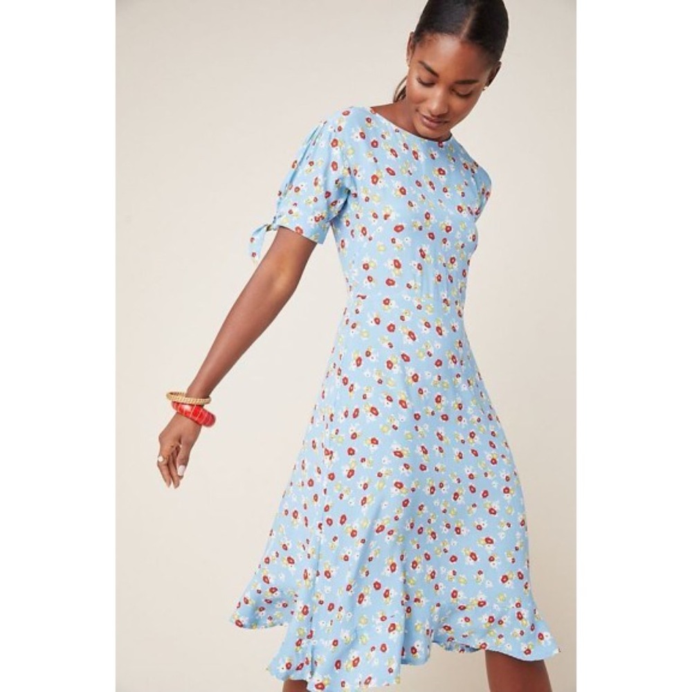 Anthropologie Faithfull Erin Midi Dress